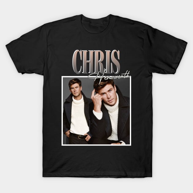 Chris Hemsworth T-Shirt by TeesBySilvia